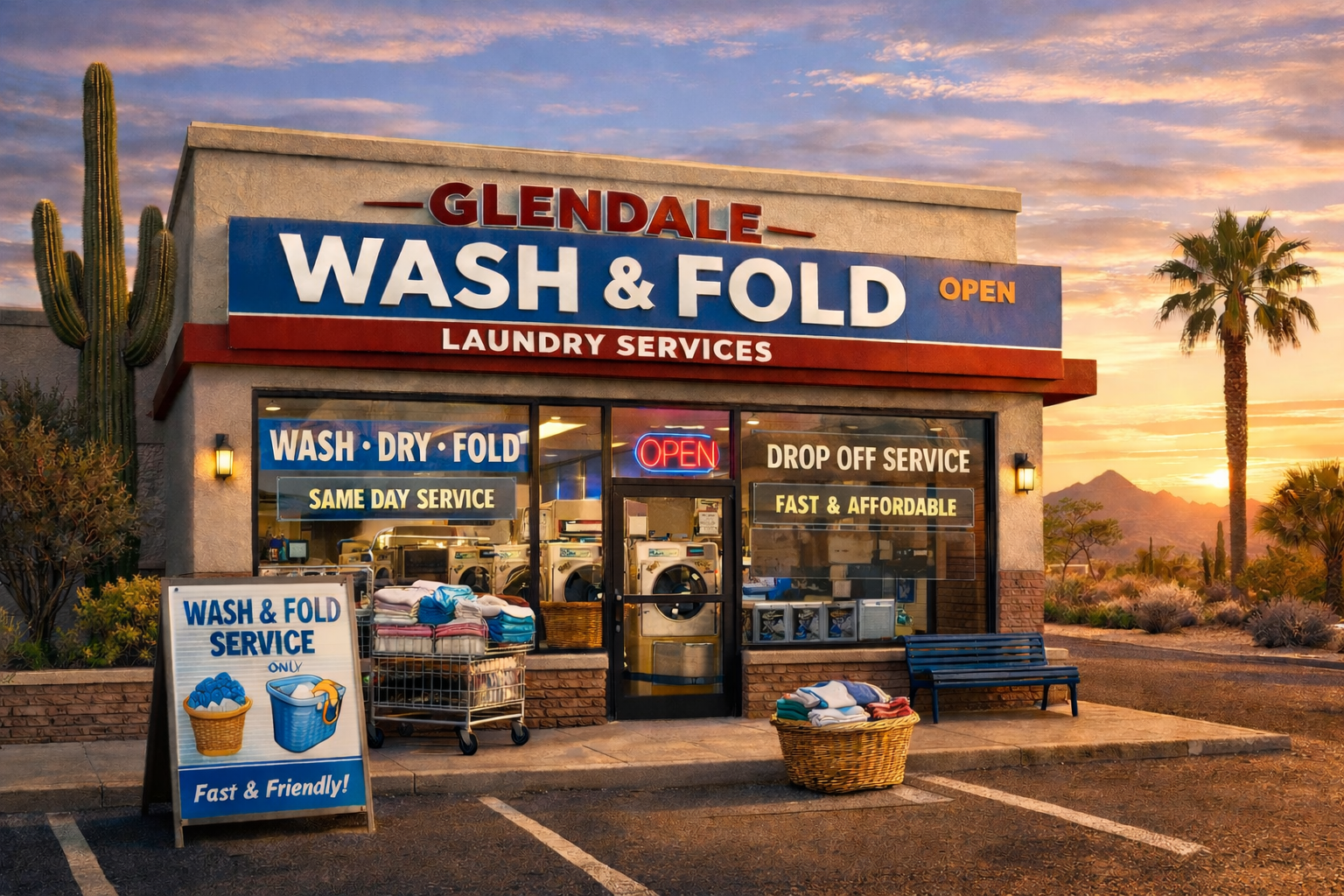 Wash & Fold Services in Glendale